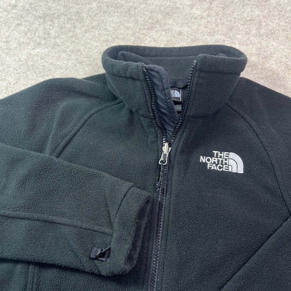 The North Face AY2U Khumbu Small Women's TKA-300 Fleece Full Zip Jacket Black